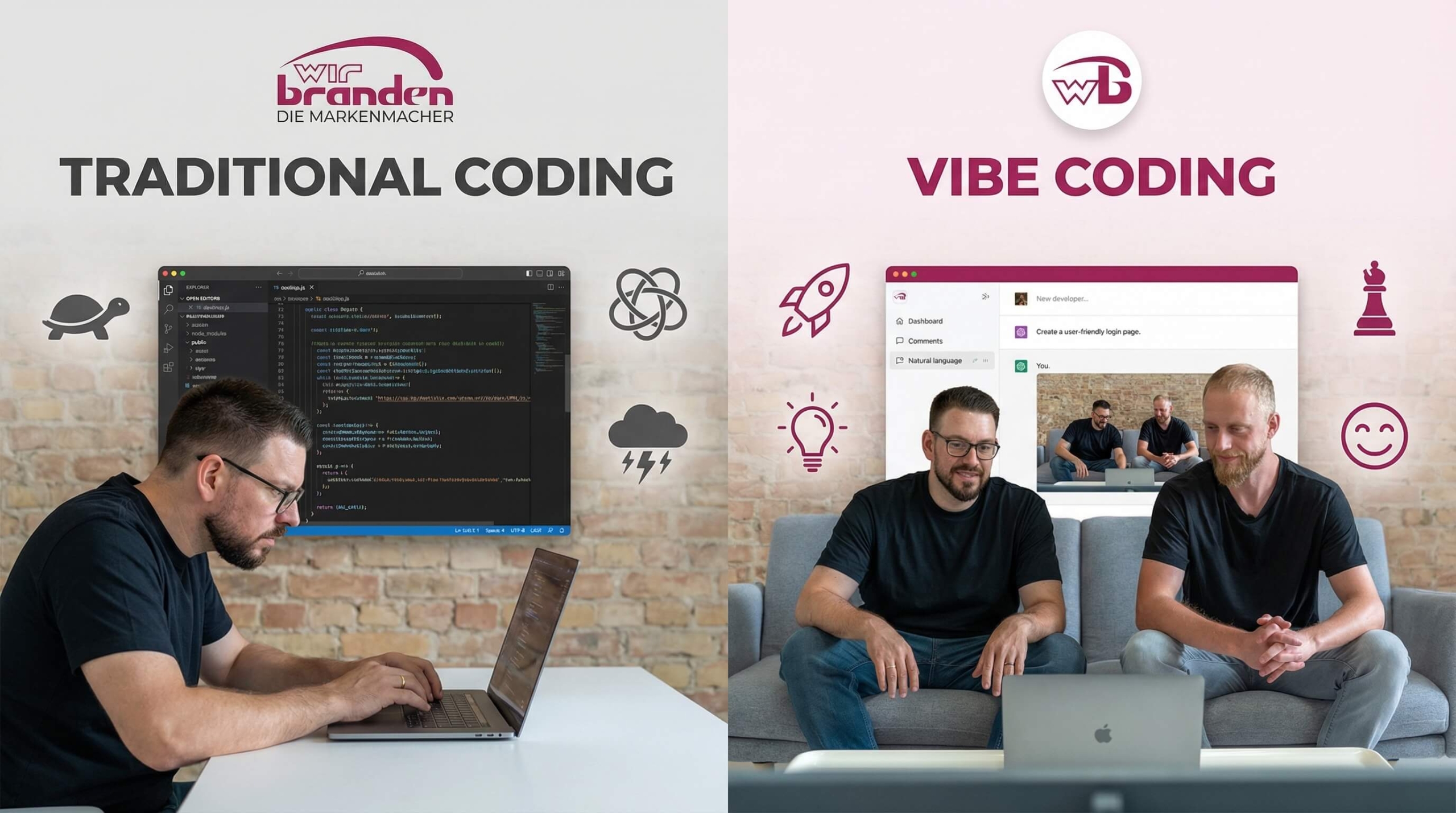 Vibe Coding - 01 - Blog - wir-branden wir-branden - Blog - Vibe Coding - 01